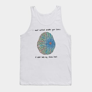 i read cortisol erodes your brain Tank Top